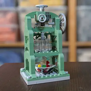 [ANDY] LEGO 樂高 MOC 創作 迷你電風扇 復古收音機 打字機 復古刨冰機
