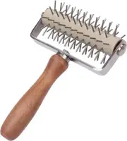 Handle Roller Docker Stainless Steel Pizza Dough Docker for Homemade Pizza