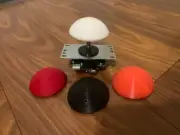 Dome - Arcade Topper Joystick Knob Replacement 3D Printed Arcade1up Sanwa