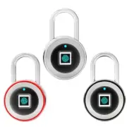Anti Theft Fingerprint Padlock for Smart Keyless Lock Door for Luggage Gym Backp