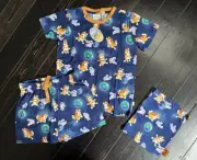 NEW Peter Alexander BLUEY Bingo Space Kids PJ Set - Size 8 - RRP $69.95