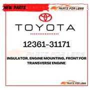 12361-31171 TOYOTA INSULATOR, ENGINE MOUNTING, FRONT(FOR TRANSVERSE ENGINE) OEM