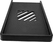 Generic Computer Host Bracket Stand Under Desk Organizer Stands Computer Stand Laptop Fix Risers Monitor Stand Triple Computer Cart with Wheels Standing Portable Desktop Black Plastic