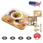 Elegant Portable Bamboo Cutting Board with Lid - Perfect for Cheese and Snacks