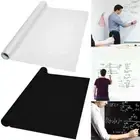 Reusable Roll Up Black/White Board Sticker Removable DIY Drawing Painting Board