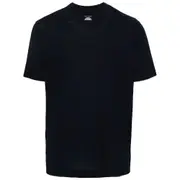 [Mazzarelli] Mazzarelli Plain Cotton T-shirt M BLUE