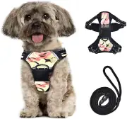 No Pull Dog Harness with Leash Reflective Padded Pet Vest Adjustable Soft Puppy