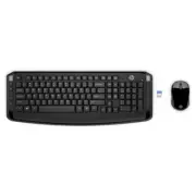 HP 300 Classic Desktop Combo Wireless Keyboard and Mouse Bundles Laptop PC Mac