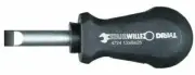 Stahlwille STUBBY SCREWDRIVER Chrome Alloy Steel, Black Tips *German Brand