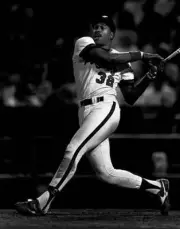 Dave Winfield California Angels bats 1990s Old Photo