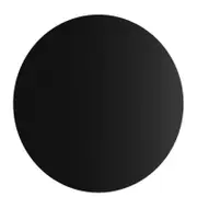 Fireproof Mat Waterproof Multifunctional Round BBQ Mat for Backyard Black 38 inches