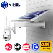 ADVANCED 4G Security Camera Solar Panel ULTRA HD 4K Recording Zoom 20X Outdoor