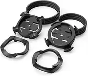 TUSITA Quick Release Bike Mount Compatible with Garmin Bike GPS Computer, XOSS G/G+, iGPSPORT GPS - Quarter Turn Edge GPS Computer Bracket - Bicycle Combo Extended Mount Road MTB Accessories