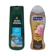 NEW 2 Irish Spring Body Wash for Men Active Scrub, 20 oz + Softsoap Luminous