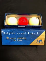 Super Aramith Deluxe Belgian Carom Billiard Ball Set - 61.5mm