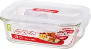 Lock and Lock 70003 Glass Rectangular Container, Clear