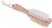 FRCOLOR 1Pc Double Sided Pumice Brush Gentle Foot Exfoliator Tool for Callus Removal and Dead Skin Care Durable Scraping Plate for Smooth Feet Brush for Home Use