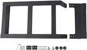Car Rear Side Window Extension Climbing Ladder Protective Frame Compatible For 4Runner 2010 2011 2012-2023 Up Exterior Accessories(Black Left)