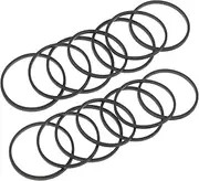 TOGEVAL 50pcs Square Tape Recorder Belts Cassette Player Maintenance Rubber Material
