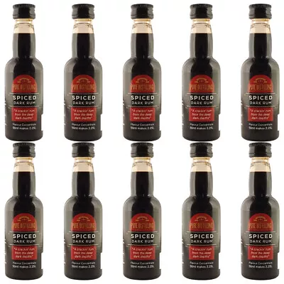10 x Pure Distilling Spiced Dark Rum Clone of Kraken Essence 50ml Home Brew