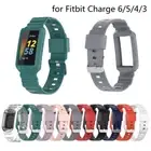 TPU Band Replacement Wriststrap For Fitbit Charge 6 5 4 3 Strap Case Bracelet