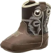 [M&F Western Products] Trace Baby Boy's Infant/Toddler Bucker Boot First Walker Shoe
