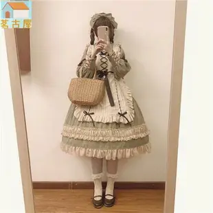 � 爆款熱銷 洛麗塔 洋裝 lolita全套 宮廷風 可愛軟妹lolita 連衣裙蘿莉塔套裝 經典版型