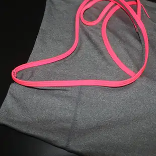 運動跑步瑜伽運動女生上衣 速乾吸汗撞色包邊工字背心彈力罩衫顯瘦T恤~高品質~玫紅色 現貨