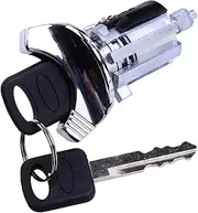Lock Cylinder for Ford Bronco Pickup F150 F250 Ranger, Ignition Switch Lock Cylinder Key F3UZ1522050D/F3TZ7822050B