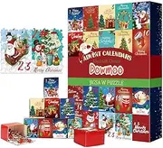 [Amagogo] Advent Calendar 2023 Xmas Jigsaw Puzzles Christmas Calendars Game Holiday 24 Day Christmas Puzzle Calendar