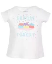 First Impressions Baby Girls Sundae Funday T-Shirt Color Angel White 24 months