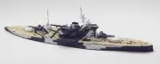 Neptun T1104BS British Battleship Warspite Camouflaged & Painted Decks 1/1250