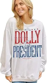 [Simply Southern] Dolly for Prez, XS/S White, White, Small