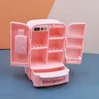 Mini Refrigerator Anti-deformed Portable Mini Double Door Fridge Creative