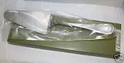 CHRISTOFLE FLORENCIA PIE CAKE SERVER STAINLESS NIB