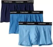 Calvin Klein Mens Cotton Stretch Trunk Underwear 3-Pack S M L XL