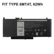 6MT4T Battery For Dell Latitude 7.6V 62Wh