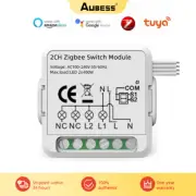 1/2/3/4Gang Tuya Smart Zigbee Switch DIY 2-way APP Remote Control Breaker