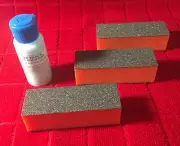 AFX TOMY - HO SLOT CAR TRACK CLEANING SYSTEM - THREE BLOCK PACK - TWO STEPS