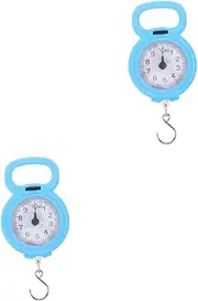 Ipetboom 2pcs Hanging Handheld Scale with Hook Portable Travel Weight Scale for Luggage Accurate Measurements User Friendly Design for Outdoor Use Easy to Clean and Maintain