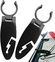 Nuhjytgf Fasten Clamp for Paddle Board, 2X Fix Clamp for Paddle Board, Expandable Fixing Clips, Water Sports Supplies for Women Boys Girls Youth Teens