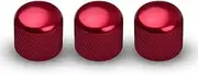 3Pcs Electric Guitar Bass Repla Ent Parts Tone Volume Control Knobs Cap Red Red Pack of 3 Red Pack of 3