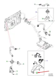JAGUAR E-PACE X540 Water Pump Mounting Bracket J9C29091 NEW GENUINE