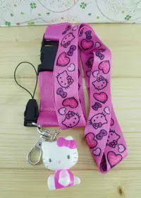 在飛比找樂天市場購物網優惠-【震撼精品百貨】Hello Kitty 凱蒂貓 手機掛繩-桃