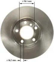 Bendix PRT6160 BENDIX Disc Brake Rotor For Select 11-16 Mini Models (for: Mini)