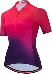 [PSPORT] Women's Cycling Jersey Bike Shirt Short Sleeve Cycling Clothing MTB Cycling Jacket Quick Dry Tops S-3XL