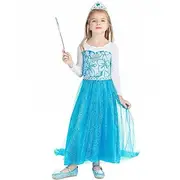 Frozen Princess Elsa Dress Flower Girl Dress Tulle Dresses Adventure Movie Cosplay Movie Cosplay for Girls' Kid's Christmas Carnival World Book Day Performance