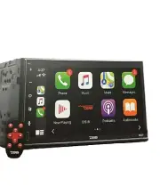DS18 DDX7CP 7" Touchscreen Double 2 Din Receiver Stereo Bluetooth Apple CarPlay