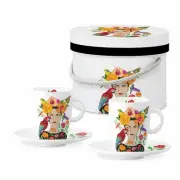 PPD La Dolorosa E-Cup 2er Set Espressotasse Espresso Tasse in Geschenkbox 80 ml