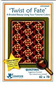 Twist of Fate Quilt Pattern by Toadusew Creative Concepts TCC02607